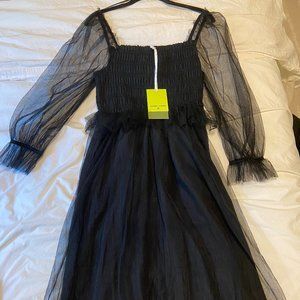 NWT Sandy Liang x Target Black Dress